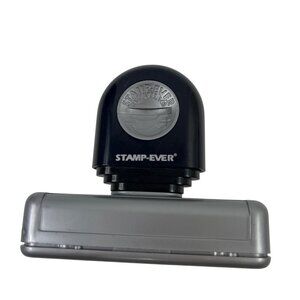 Stamp-Ever Self-Inking Rubber Stamp With Gray & Black Casing A39